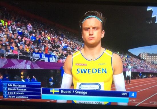 Larsson guld kula Thomas Jönsson guld 60 m Fred Stenberg silver kula Pentti Kuusisto brons kula Stefan Ahlneroth guld