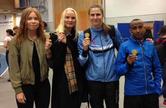 distriktsrekord, 4:e plats K22, 4x100 m Sandra Törnros, Madeleine Nilsson, Josefin Palm, Malin Andersson VSM