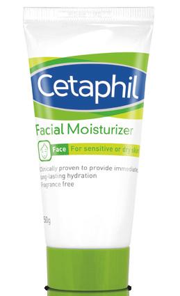 som den rengör skonsamt Använd med eller utan vatten Cetaphil Facial Lotion (118 ml) Vårdar och återfuktar huden samtidigt som den stärker hudens