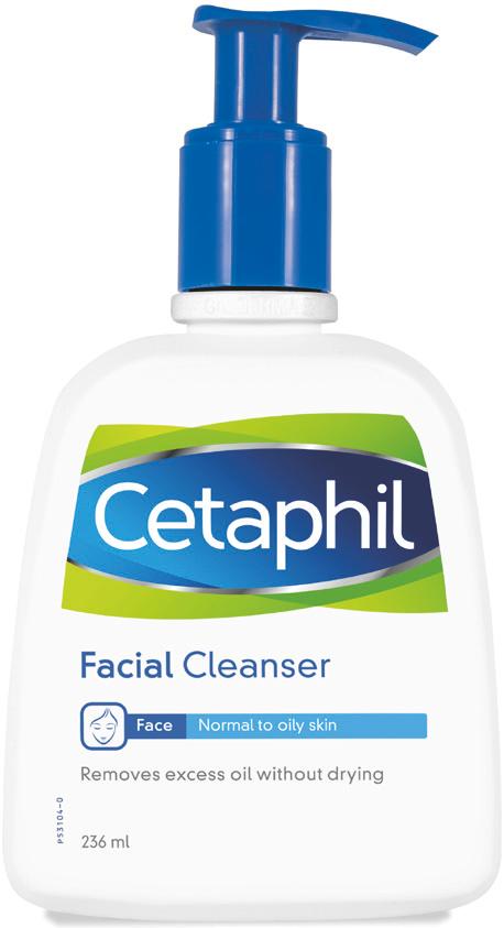 Face För normal till fet hud Cetaphil Facial Cleanser (236 ml) En ansiktsrengöring för normal till fet hud som även passar kombinerade hudtyper.