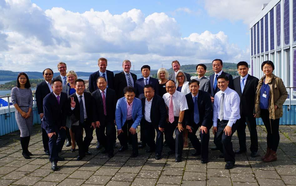 NYHETER Kinesisk delegation besökte Uddevalla I augusti fick Uddevalla besök av en stor delegation från den kinesiska staden Shiyan.