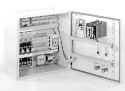Apparatskåp RIV ingår i grundutrustningen Flexopac Grundutrustningen innehåller som standard följande komponenter och är utförd för 3x380 V 4-ledarsystem, förberett för 5-ledarsystem.