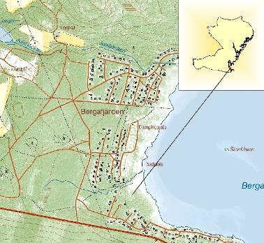 22 2006:10 Bergafjärden Campingen Kommun: Sundsvall Top.karta: 17H1h2A Havsnära sanddyner med övervägande tallskog på campingplatsen.