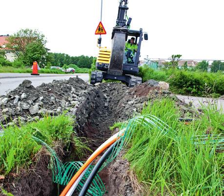 Netel gräver för kabel på Hönö Öckerö och östra Hönö är redan klara, nu är det dags för västra Hönö. Under 2014 drar Netel in fiber till alla som vill. Det innebär en hel del grävande.