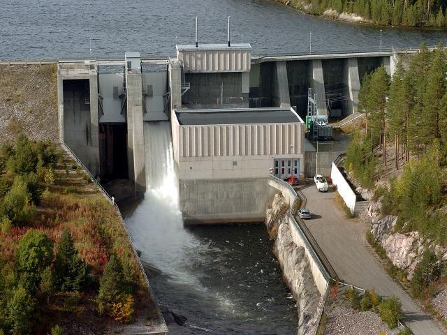 Halvfari kraftstation, utskov