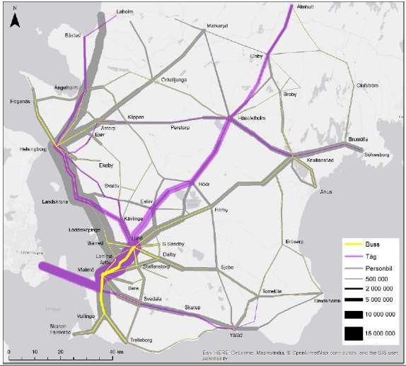 såsom nya Pågatåg och MalmöExpressen. Ambitionen är att driva på utvecklingen för resande och marknadsandel för kollektivtrafiken.