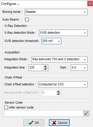 Klicka på bock-knappen till höger om koden och kontrollera så att du får en informationsruta som säger Sensor code is valid, klicka på OK.