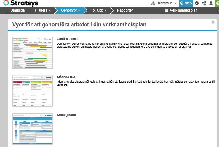 OBS! I de kundapplikationer där systemadministratören valt att inte ha en startsida kommer användarna direkt till den sida som ligger i menyfliken längst till vänster. OBS!