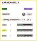 Justering av temperaturvärden fjärrstyrs via PC.