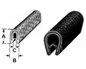 4 PLASTLISTER KUNTZE Clipslist För kantskoning av bl. a. plåtkanter. Material PVC-plast med innbyggd metallskena.smidig och böjbar. Finns med olika mått och spårviddsområden, se tabell nedan.