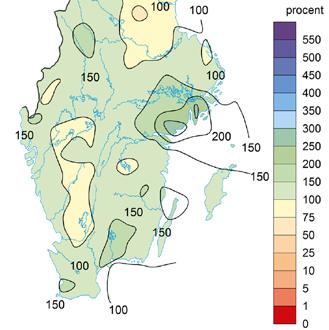 Väder i mars 2015 Avvikelse medeltemperatur mars månad Temperatur Mars var en varm månad med en