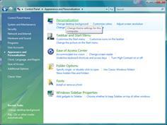 Windows Vista 1. Klicka på "Start" och "Kontrollpanelen".