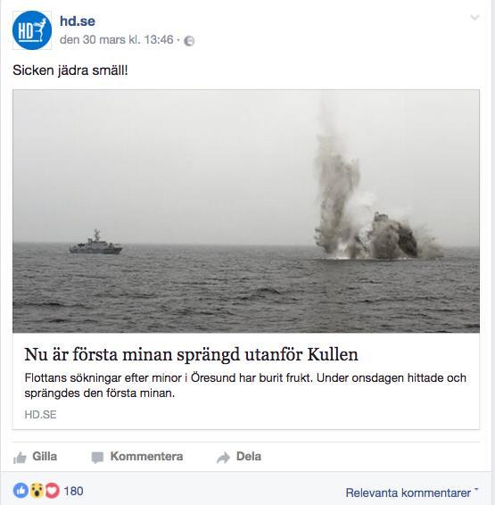 Vi har släppt det här som nyheter24 håller på med där de skriver du anar inte vad som händer i varannan Facebook-puff.