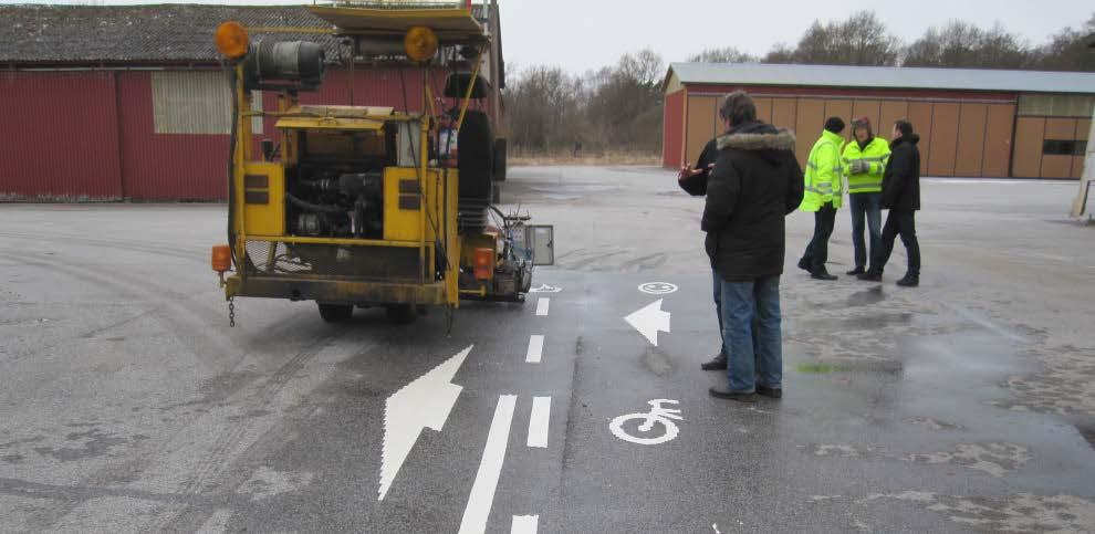 L&N:s nya linjesystem L&N:s punktsystem Trysils punktsystem Bild 3, Jämförelse med tidigare system (del av 5m pils huvud) Lyckade tester i projektet gjordes i skala 1:2 som innebär att endast