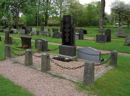 Gravvårdstyper I kyrkogårdens äldre kvarter, vilka huvudsakligen omfattas av området öster och söder om kyrkan, återfinns flertalet gravar från tiden för kyrkogårdens anläggande.
