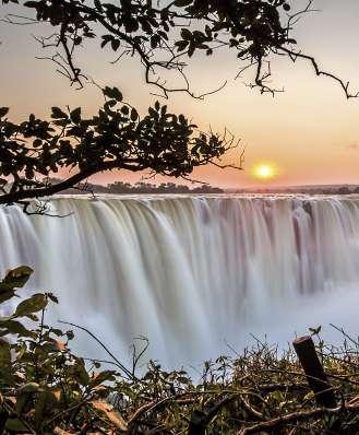 Tillsammans med vår svenska guide åker vi tidig morgon över gränsen från Zimbabwe till Botswana. Chobe anses vara ett av Afrikas bästa viltreservat.