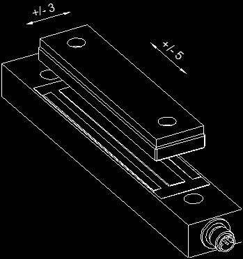 4 Installation och underhåll Maximal installationstolerans mellan elektromagnet och ankarplatta är ± 5 mm i Magnes längsriktning och ± 3 mm i sidled.