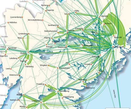 Inledning Sörmlands läns kommuner och medborgare finns som en del i en växande Mälardalsregion, med ett gynnsamt läge, omgiven av andra attraktiva län och kommuner som vi knyter funktionella band