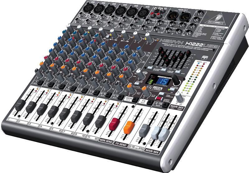 Mixerbord #1 (Behringer Xenyx 502/802) 1-2 mono med IMP och