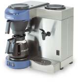 Kapacitet är 18 liter (144 kaffekoppar) kaffe i timmen, en termoskanna 2,2 liter kaffe bryggs på 7,5 minuter. MT200-bryggarens bryggmängd kan programmeras enligt önskat antal koppar.