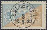 F 700 300:- 2257 Tj3 5 öre grön, tandn. 14. Lyx-stämplat ÄS 15.11.1885. F 400 300:- 2261 2262 2258 Tj3 5 öre grön, tandn. 14. Prakt-stpl STOCKHOLM 12.