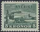 500:- 2571K 196, 199, 203 5+20+40 öre på expressbrev sänt från KARLSKRONA LBR 25.7.1924 till Höganäs. Ex. LTE 2002.