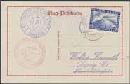 The plate is shown. EUR 180 300:- 3995 138III Series from Bayern with overprint Deutsches Reich (1920 21), 20 M with plate error III (Michel). The error is indicated.