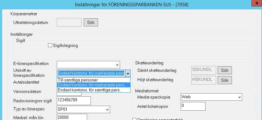 S i d a 14 Kan användas för att skapa en fil för samtliga utbetalningar i december och bara skicka en kured fil till Skatteverket per företag.