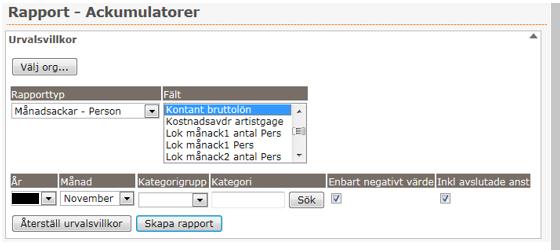 S i d a 15 2.6 Loggfil bank GLÖM inte att kontrollera bankfilens loggfil som skapas vid framställan av kontrolluppgiftsfilen. Var extra uppmärksam på signalen Neg värde i ack kontrolluppg skapas ej.