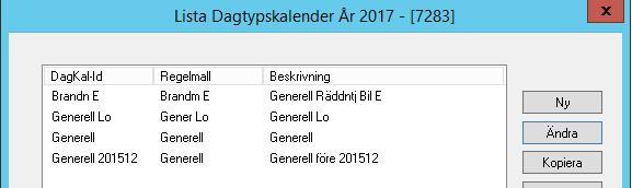 Helgarbetstid/Lovdagar per år Tabellerna för Helgarbetstid och Lovdagar/år skall uppdateras för 2017.