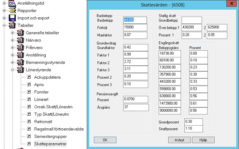 S i d a 48 Skatteparameter Filer för klient, webb samt tabellen 832.rsp kommer i mellandagarna på kundstödswebben.