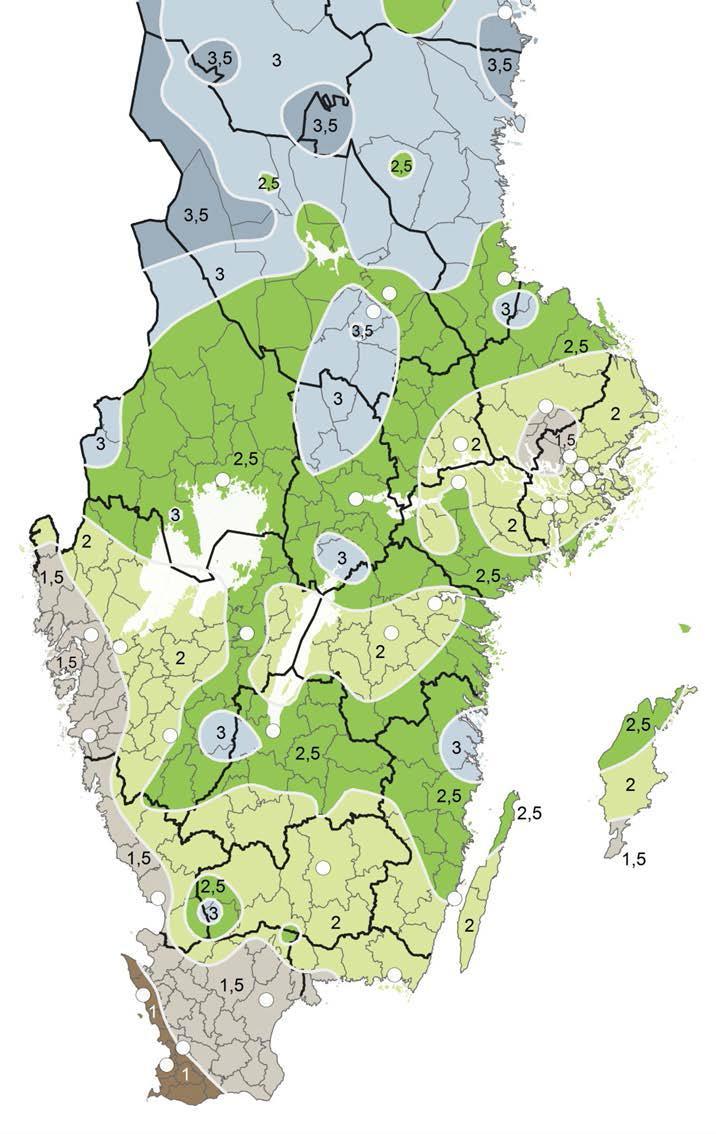 4 På bärverksdelar i säkerhetsklass 3 ska minst snölast på mark enligt 5 tillämpas. I speciella fall där det krävs noggrannare uppgifter kan stycke 4.1(2) i SS-EN 1991-1-3 tillämpas.