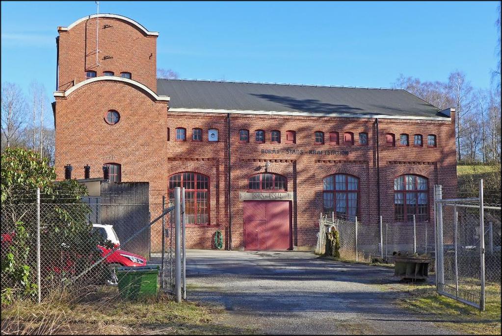 Marks kommun Haby kraftverk Kommun: Mark Socken: Örby Fastighetsbeteckning: Haby 1:2 Övrigt: - Kraftverket byggdes 1913-1915 av Borås Stad.