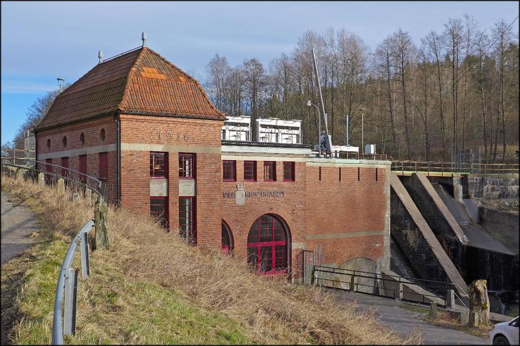 Marks kommun Hulta kraftverk Kommun: Mark Socken: Örby Fastighetsbeteckning: Skene-Hulta 1:2 Övrigt: - Hulta kraftverk byggdes 1916-1917 av Borås stad.