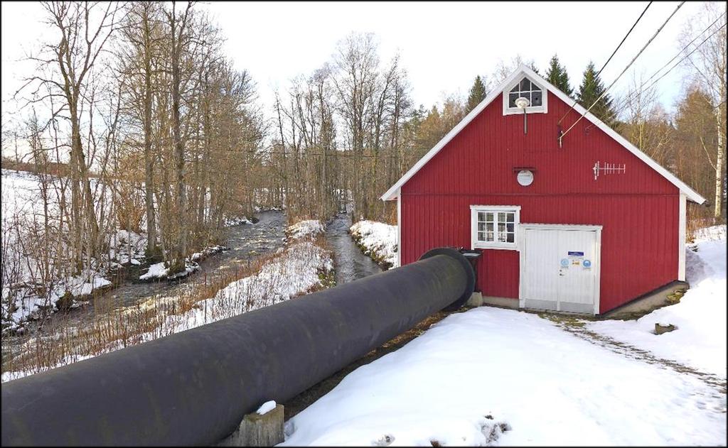 Melleruds kommun Stampens kraftverk Kommun: Mellerud Socken: Ör Fastighetsbeteckning: Famshed 1:6 Övrigt: - Stampens kraftverk byggdes 1908 och byggherre var Ör-Melleruds Elektriska AB.