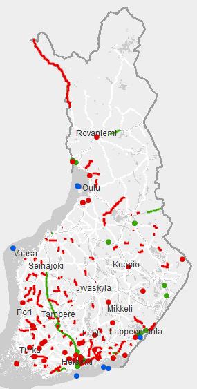 Åtgärdsprogram för att minska reparationsskulden på trafikleder 2016-2018 (600 M ) Det treåriga programmet publicerades 2/2016 Kriterier för val av reparationsobjekt: Kundbehov Hantera