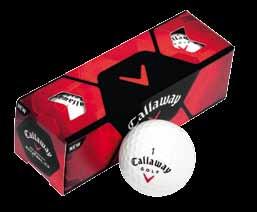 Callaway Solaire Lady Ny damboll som har en kärna som är speciellt utvecklad för att ge extra längd vid lägre svinghastigheter.