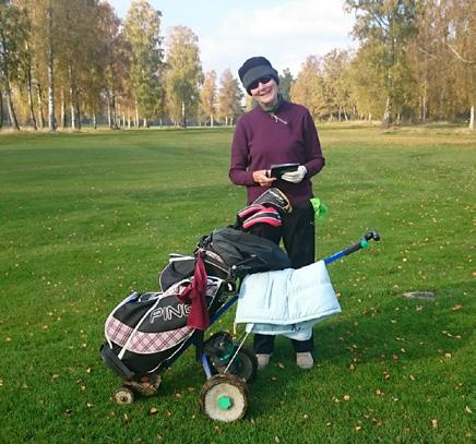 DAMLIGAN De två tidigare åren har jag prisat det fantastiska golfvädret. I år har det tyvärr varit tvärt om.