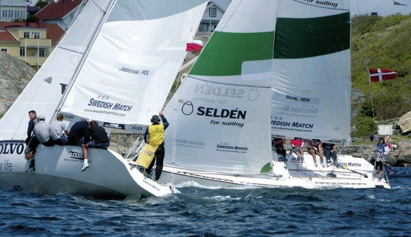 Seldén racingbom Utvecklad tillsaans med seglare och konstruktörer inom World Match Racing Tour. Hög bomprofil för ökad vertikal styvhet.