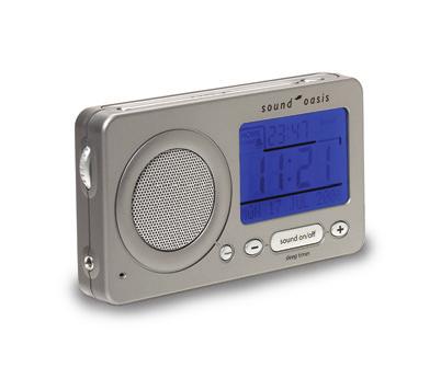 Väckarklockor med ljudterapi För arbetet Sound Oasis S-650 SmartLoop väckarur med ljudterapi och högtalare, 24 ljudalternativ bärbar