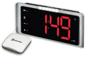 Snooze-funktion Tydlig display med justerbar ljusstyrka Nätdrift (nätadapter ingår) USB-uttag för laddning av mobiltelefoner och