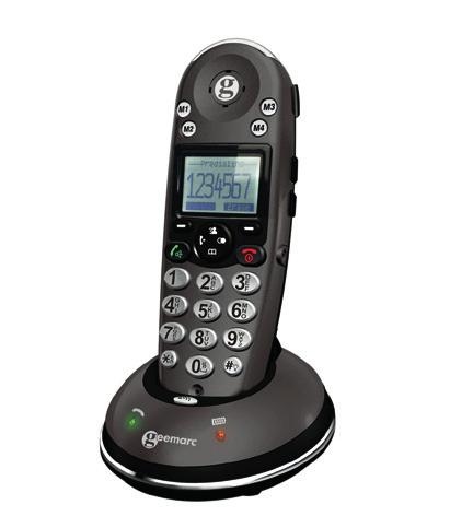 Bärbara telefoner med inbyggd hörslinga Mobiltelefoner med inbyggd hörslinga PowerTel 700 PowerTel M9500 trådlös telefon,