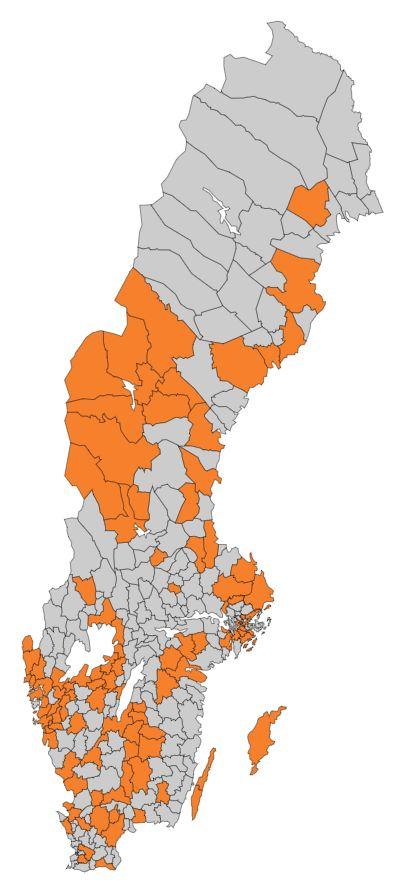 204 MEDLEMMAR 141 ANVÄNDARORGANISATIONER 111 kommunala