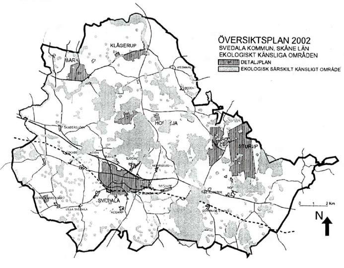 Planförutsättningar Ekologiskt känsliga områden Mark och vattenområden, som är särskilt känsliga ur ekologisk synpunkt, ska så långt det är möjligt skyddas mot åtgärder som kan skada naturmiljön.