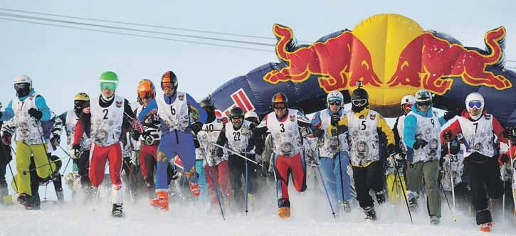 40 KALEIDOSKOP streda 30. 1. 2013 Rekordér Filip Polc. FOTO RED BULL Na štarte extrémnych pretekov Red Bull zjazd na doraz bola poriadna tlačenica. Extrém, aký Chopok ešte nezažil!