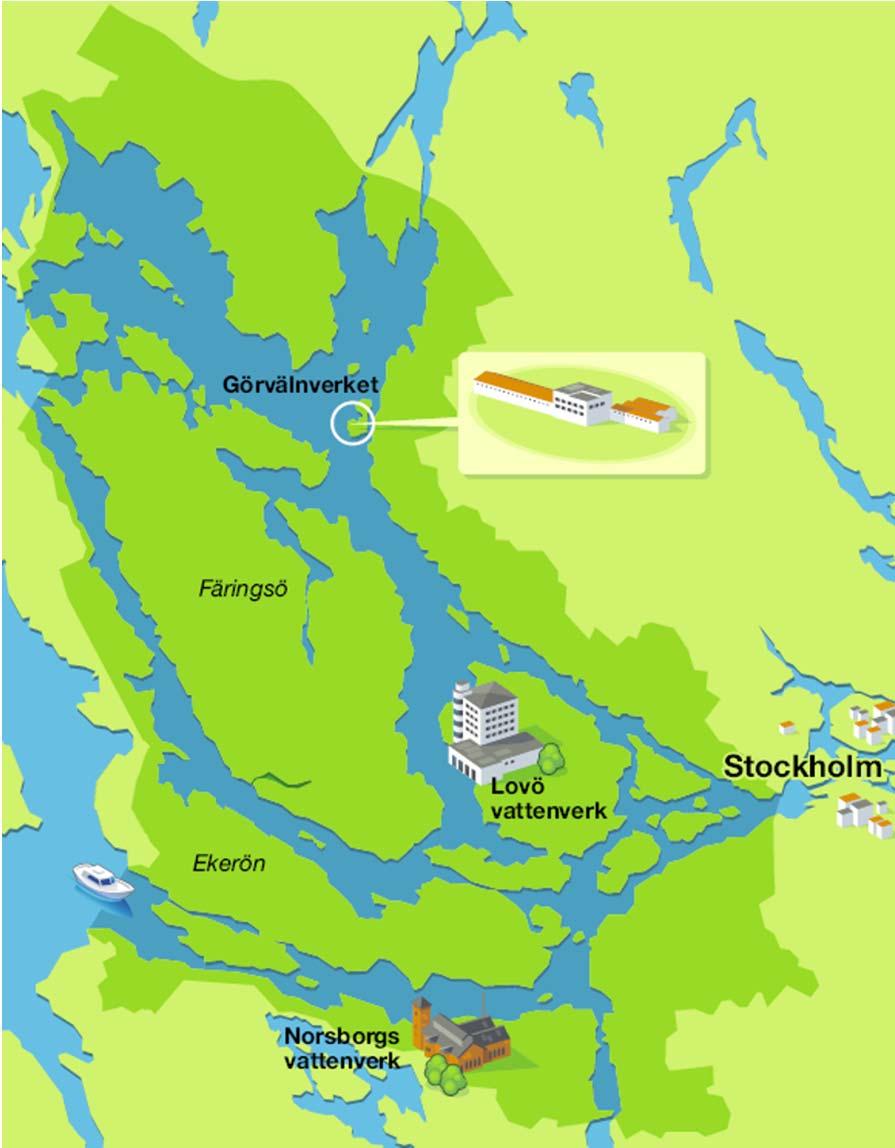 1. Bakgrund Norrvatten & Stockholm Vatten och Avfall Producerar dricksvatten till ca 2 miljoner invånare i