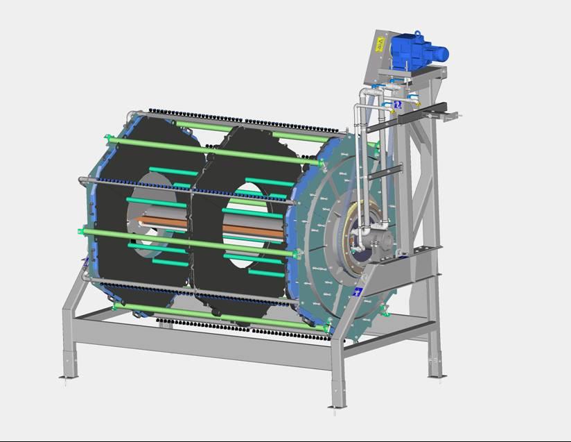 HUBER Membranteknologi Produkter VRM 20 (för installation i betongtankar) Drivmotor