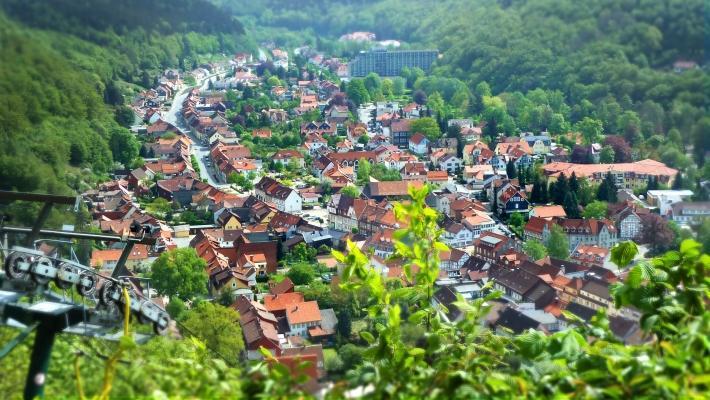 Wernigerode är en stad fylld av charm och här finns många praktfulla timmerhus, de äldsta är från 1400-talet.