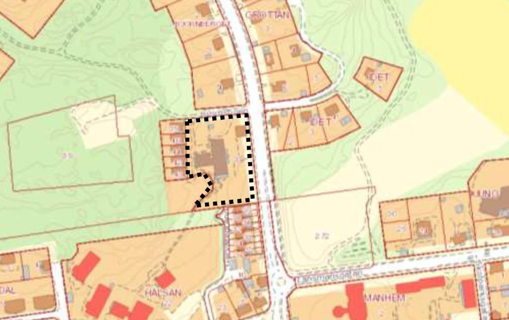 4 att detaljplanen ska möjliggöra bostäder och hotell. Björngatan har idag en hastighet på 50 km/h och trafikeras av ca 4 600 fordon/dygn varav 5,4 % är tung trafik.