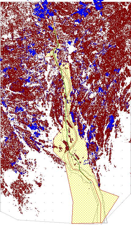 3. Förutsättningar Kartmaterial har tillhandahållits av Sjöfartsverket Terräng tolerance5.dxf Bostäder by_bostad_sweref99tm.